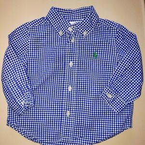 Ralph Lauren EUC Gingham Longsleeve Shirt